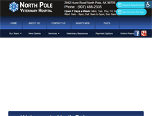 Tablet Screenshot of northpolevet.com